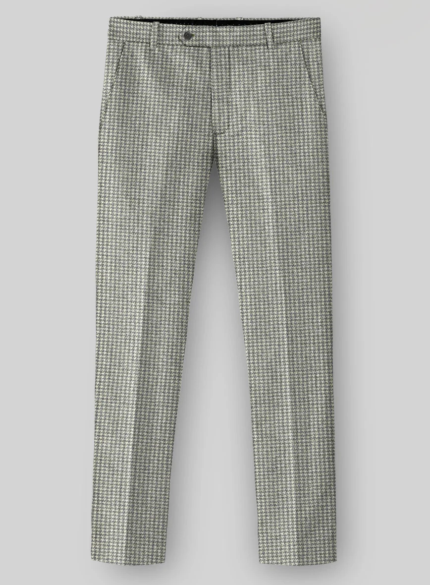 Houndstooth Light Gray Tweed Suit - Image 7