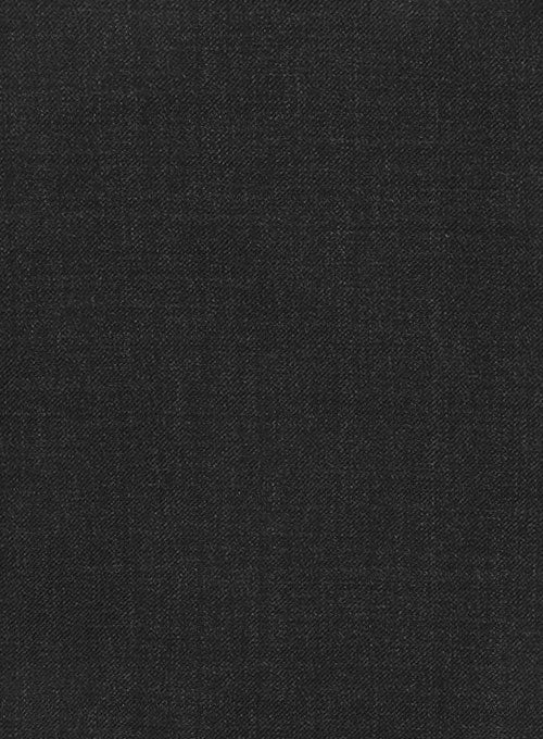 Huddersfield Dk Charcoal Pure Wool Double Breasted Blazer - Image 2