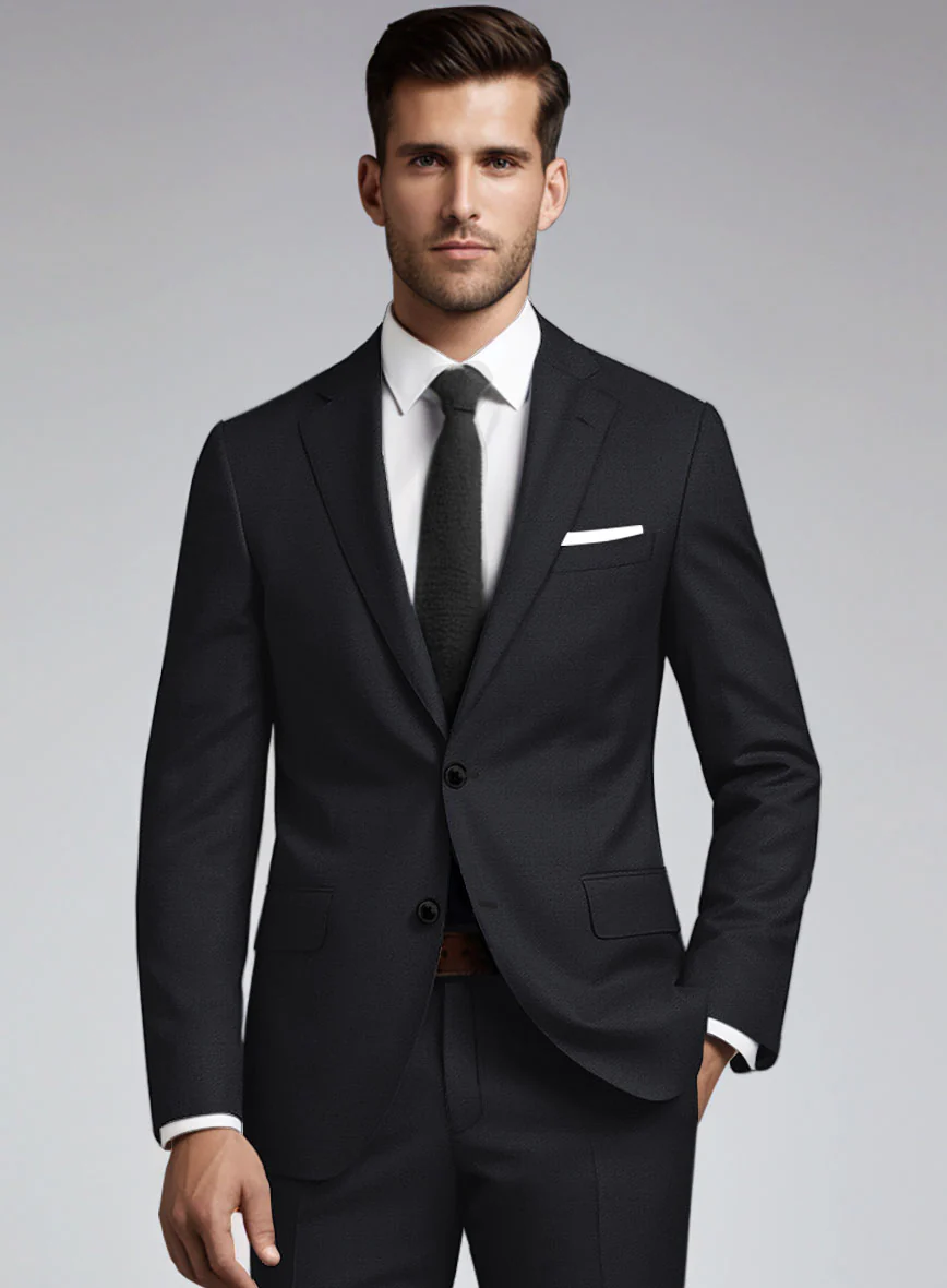 Huddersfield Stretch Midnight Blue Wool Jacket - Image 2