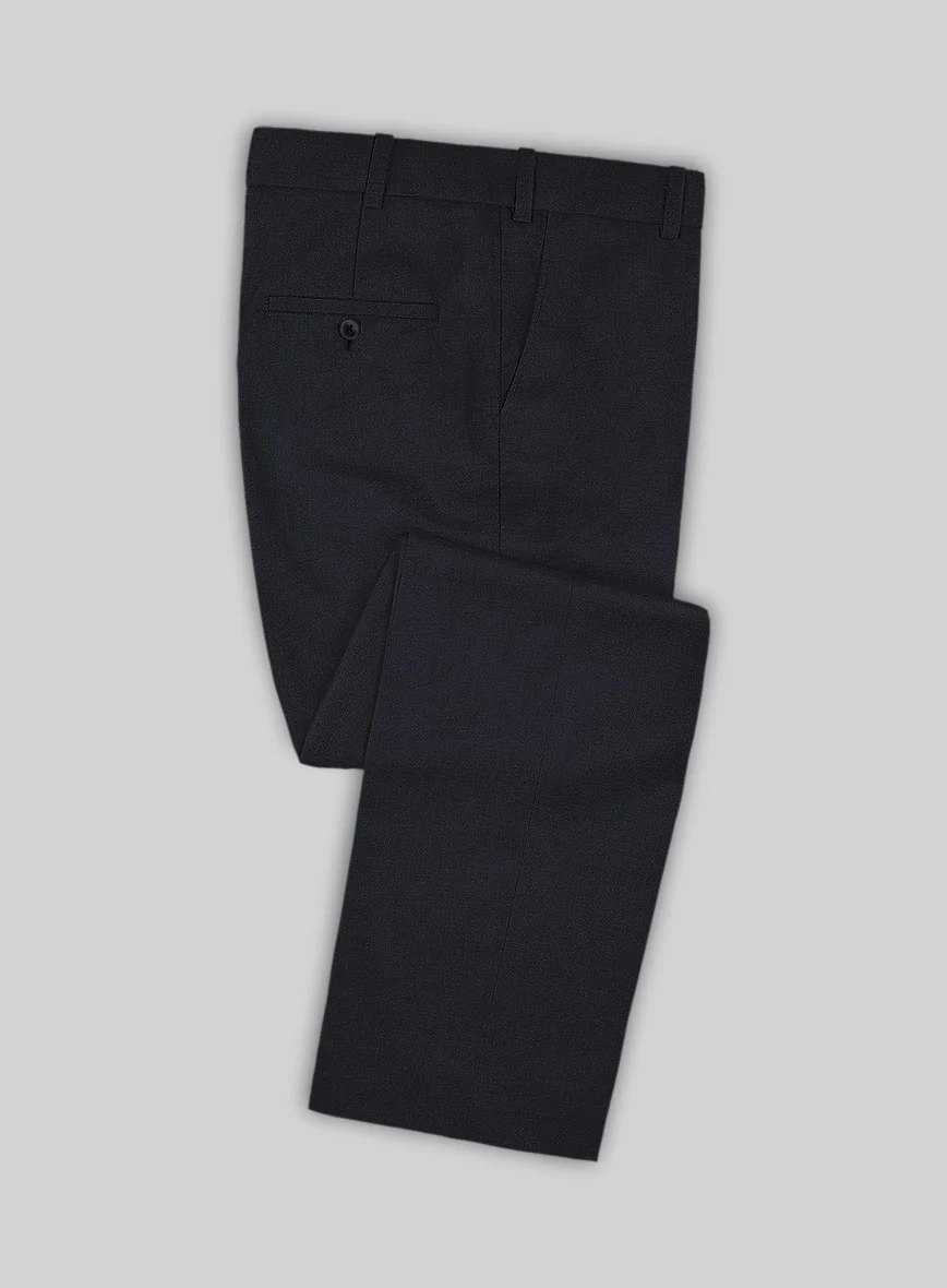 Huddersfield Stretch Midnight Blue Wool Suit - Image 6