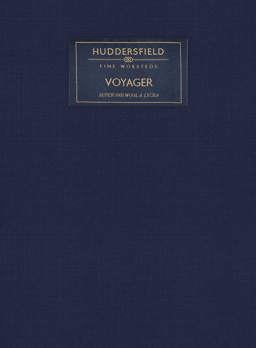 Huddersfield Stretch Persian Blue Wool  Suit - Image 7