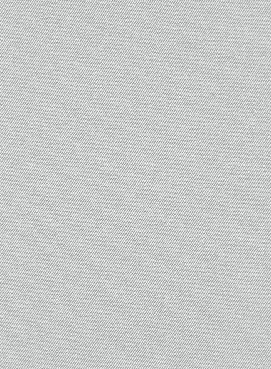Ice Gray Cotton Power Stretch Chino Jacket - Image 3