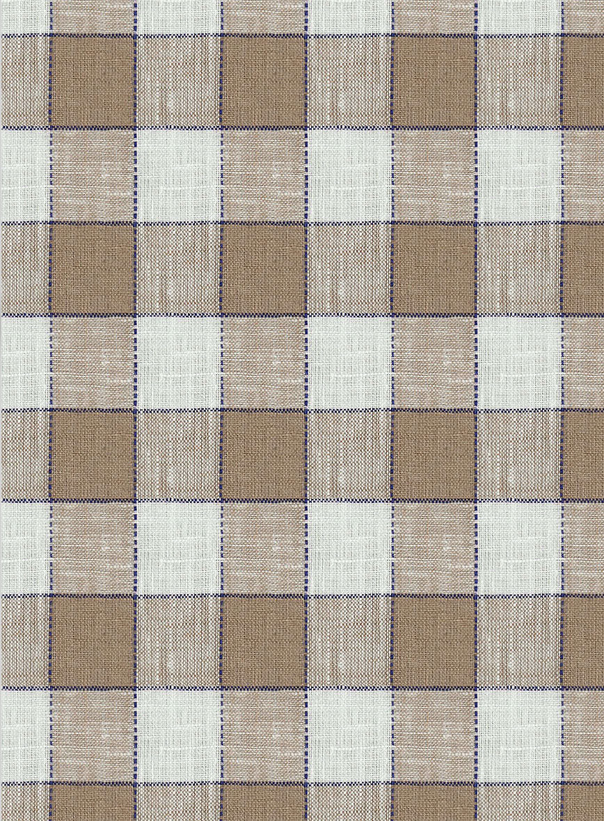 Ilimas Checks Linen Shirt - Image 3