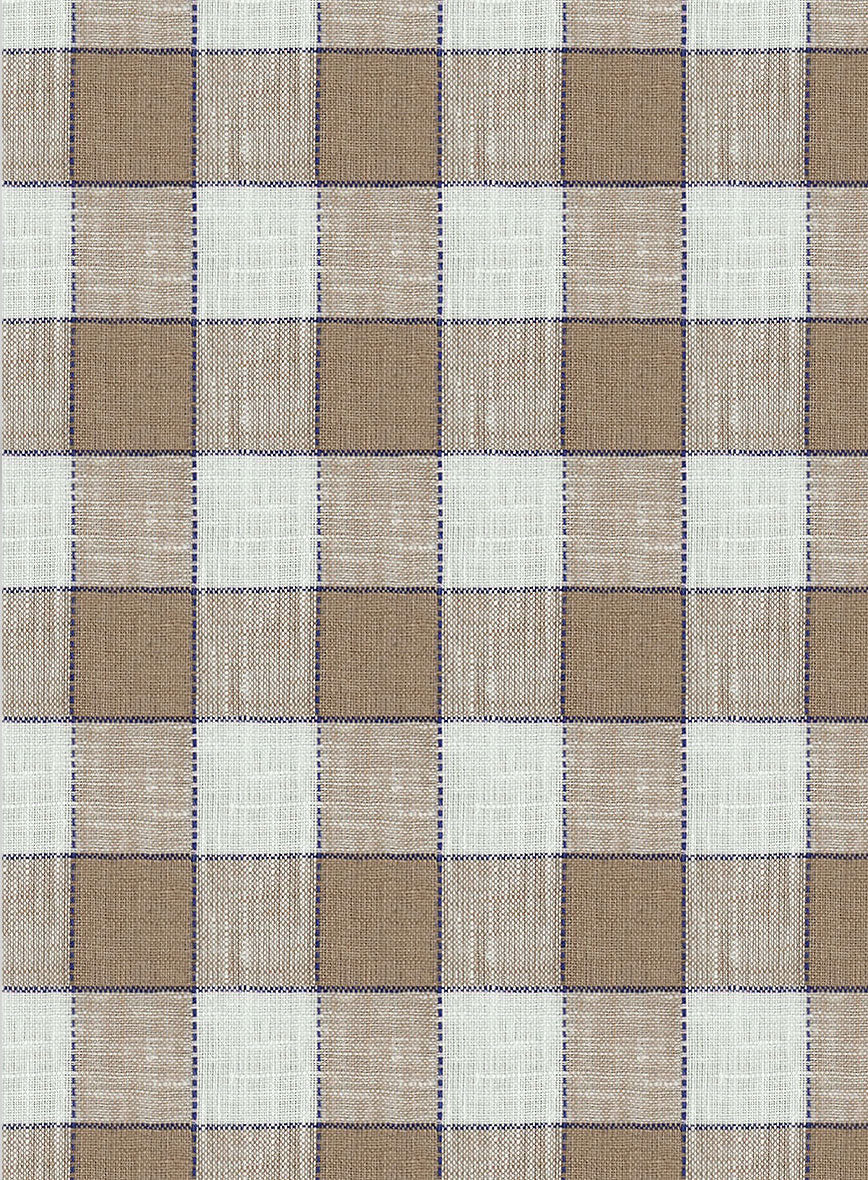 Ilimas Checks Linen Shirt - Image 3