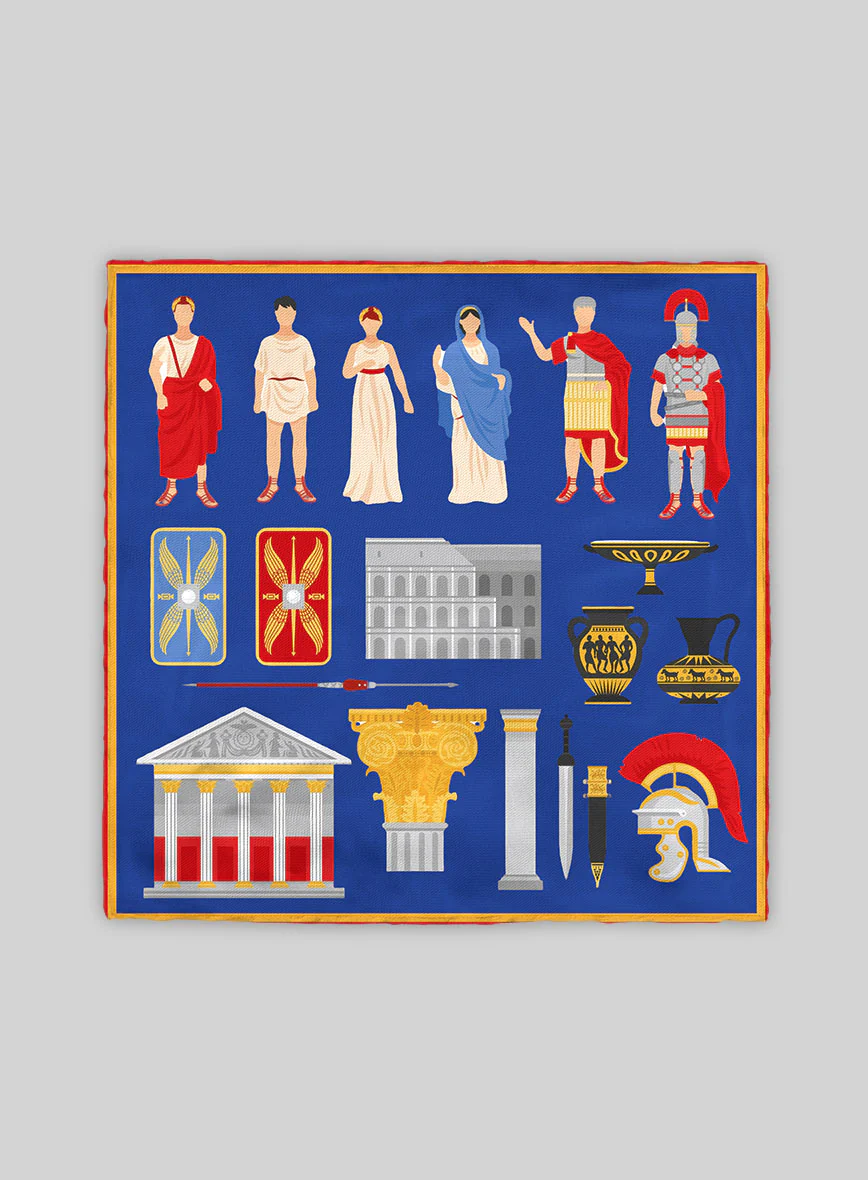 Imperium Icons Silk Pocket Square - Image 3