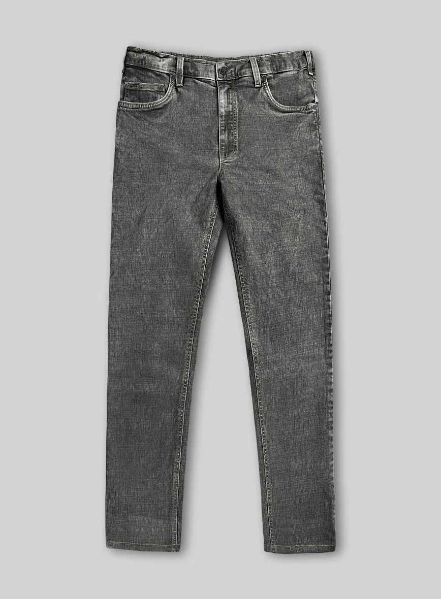 Indigo Black Stretch Blast Denim Jeans - Image 2