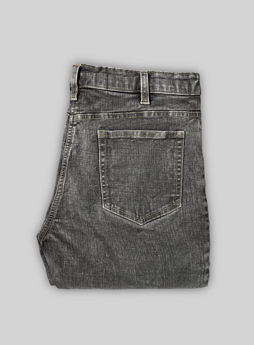 Indigo Black Stretch Blast Denim Jeans - Image 3