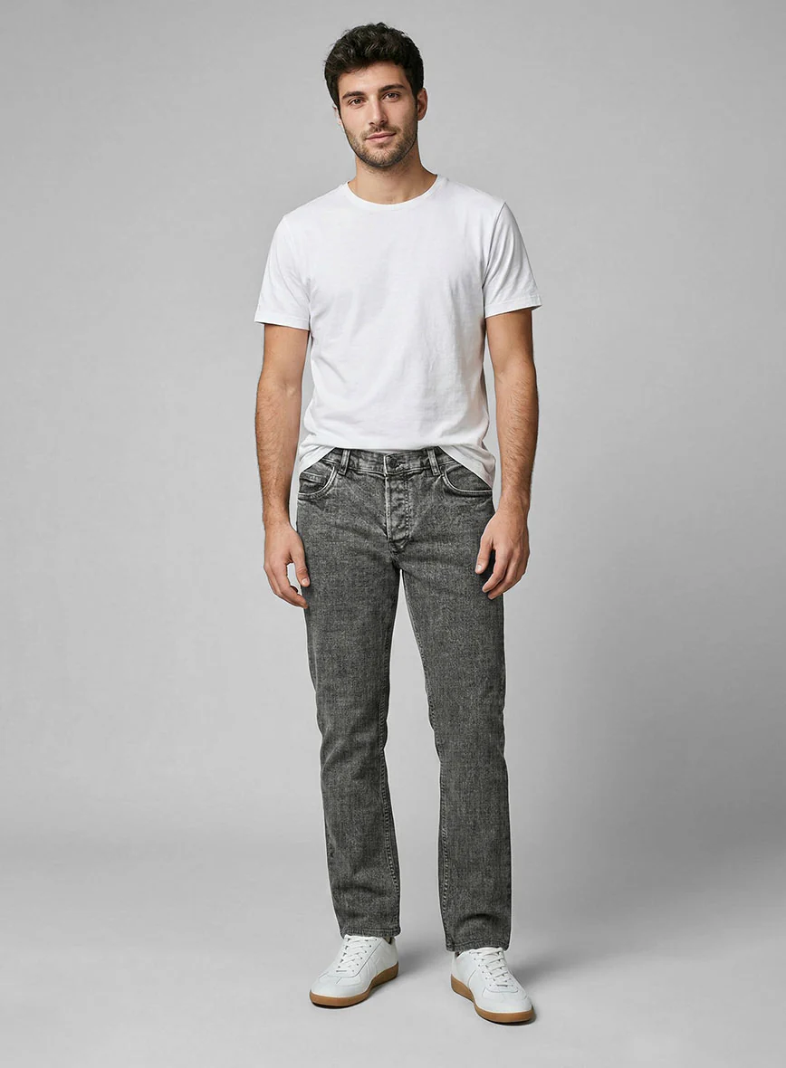 Indigo Black Stretch Blast Denim Jeans - Image 5