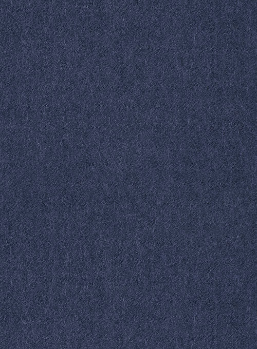 Indigo Blue Flannel Wool Jacket - Image 2