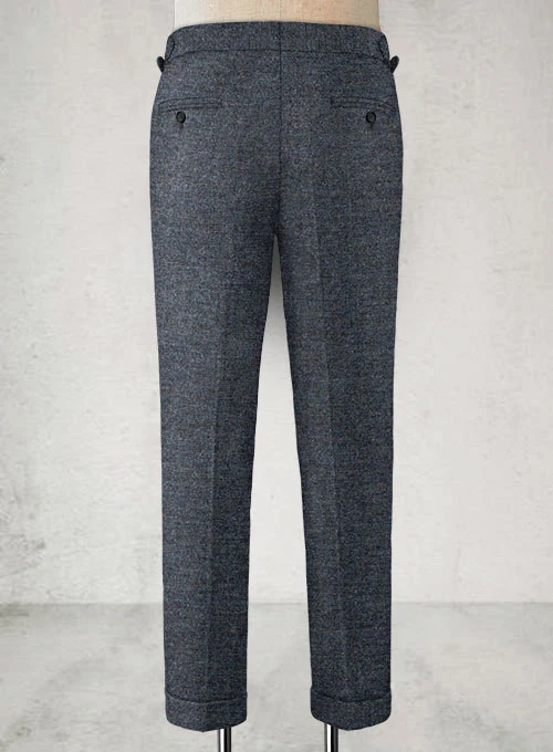 Indigo Blue Highland Tweed Trousers - Image 3