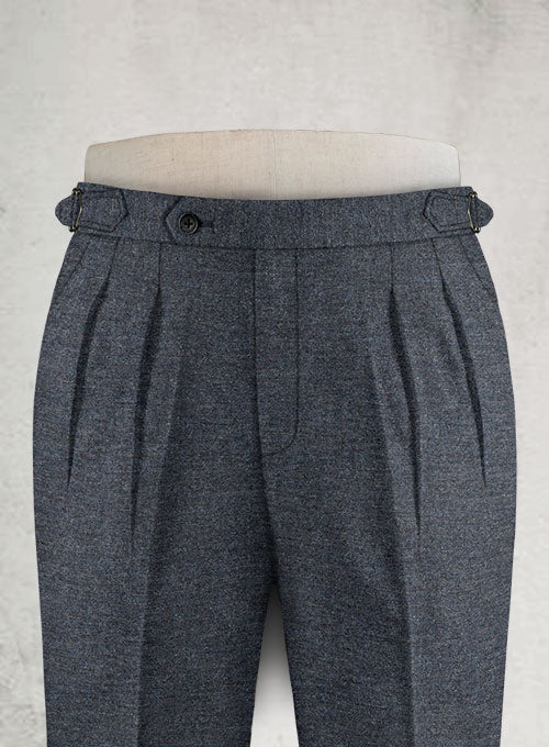 Indigo Blue Highland Tweed Trousers - Image 4