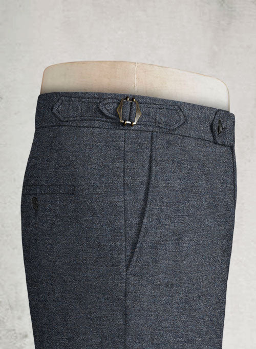 Indigo Blue Highland Tweed Trousers - Image 5