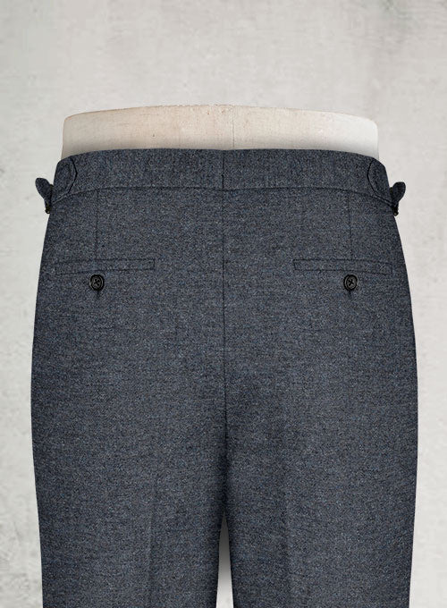Indigo Blue Highland Tweed Trousers - Image 6