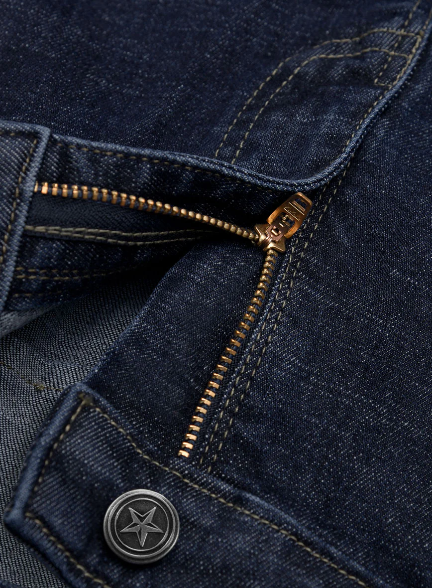 Indigo Stretch Denim Jeans - Image 5