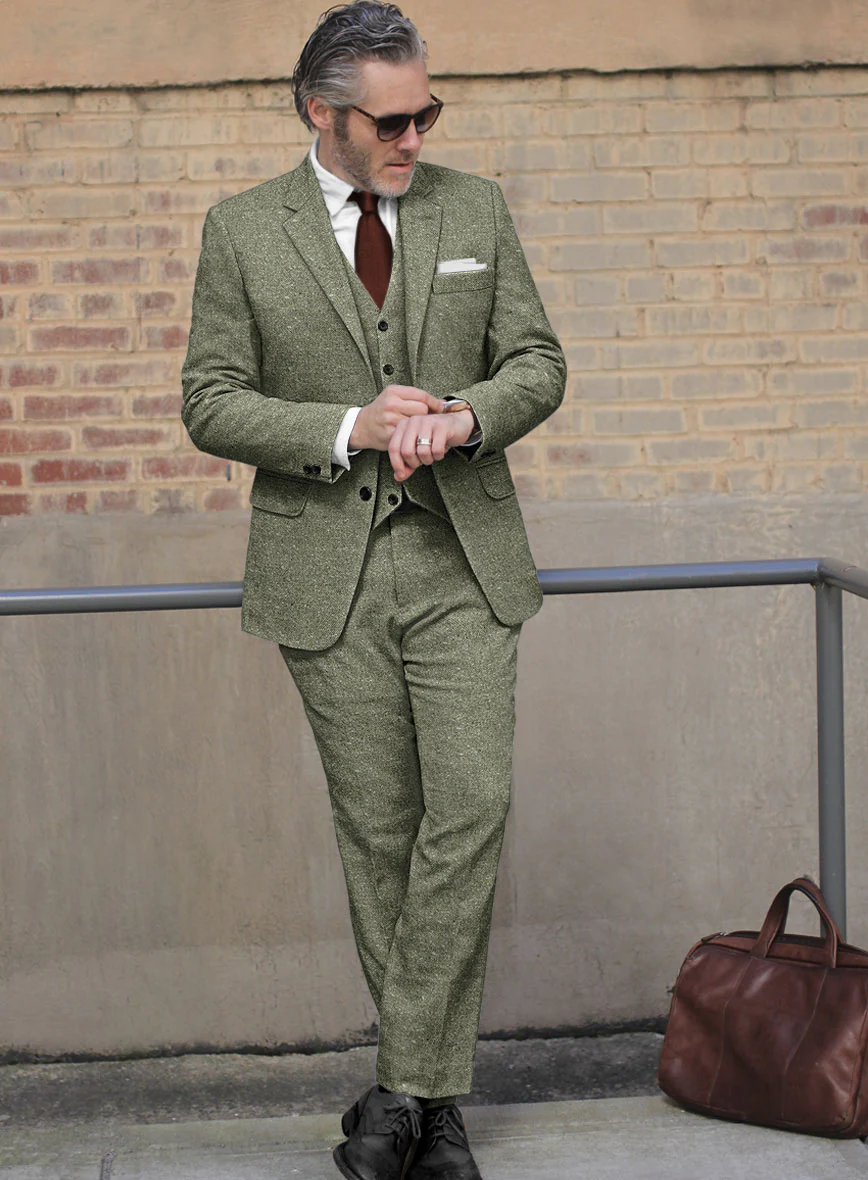 Italian Aimane Tweed Suit - Image 2