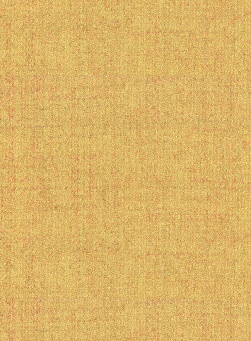 Italian Amber Yellow Tweed Suit - Image 4