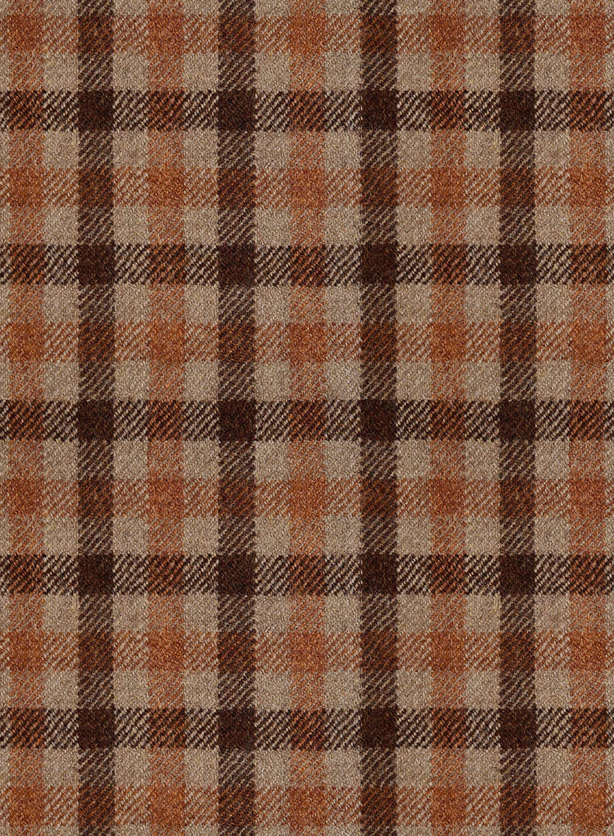 Italian Amberwood Check Tweed Pants - Image 3