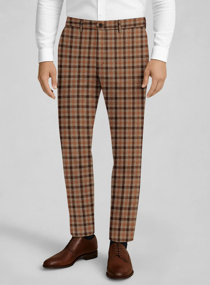 Italian Amberwood Check Tweed Suit - Image 5
