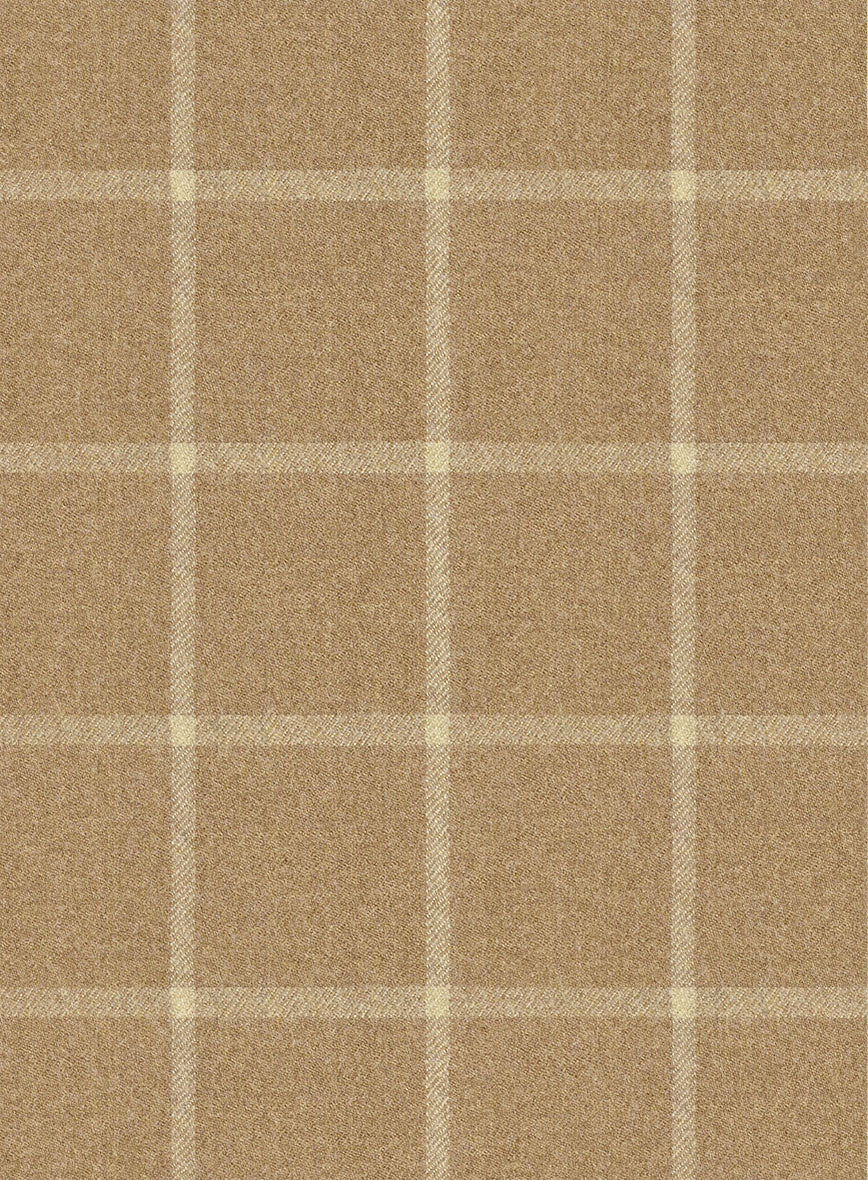 Italian Anbino Camel Brown Wool Suit - Image 5