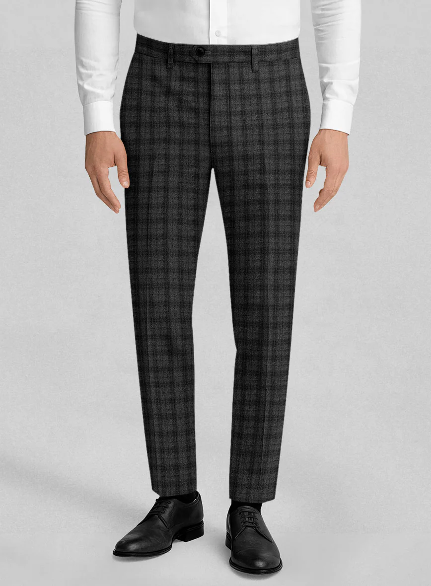 Italian Ashford Check Tweed Pants - Image 2