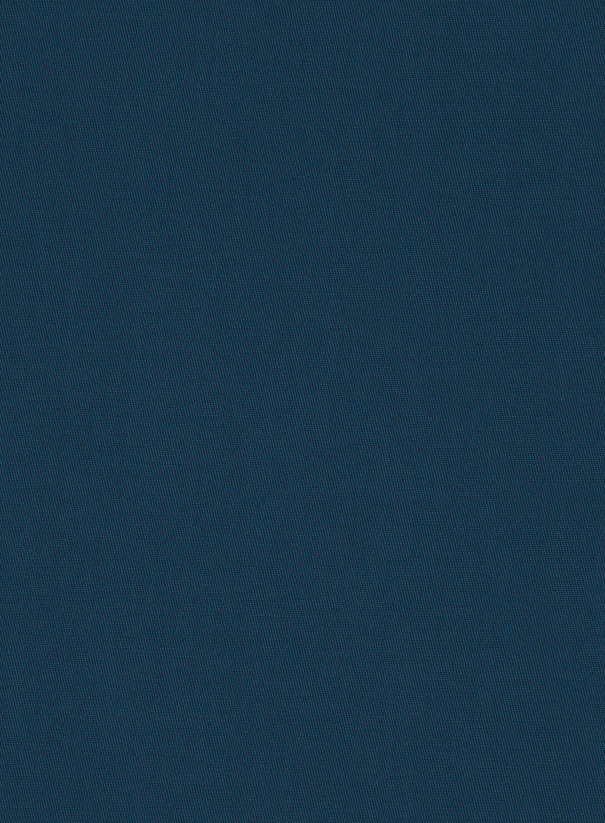 Italian Astronaut Blue Cotton Stretch Shorts - Image 6