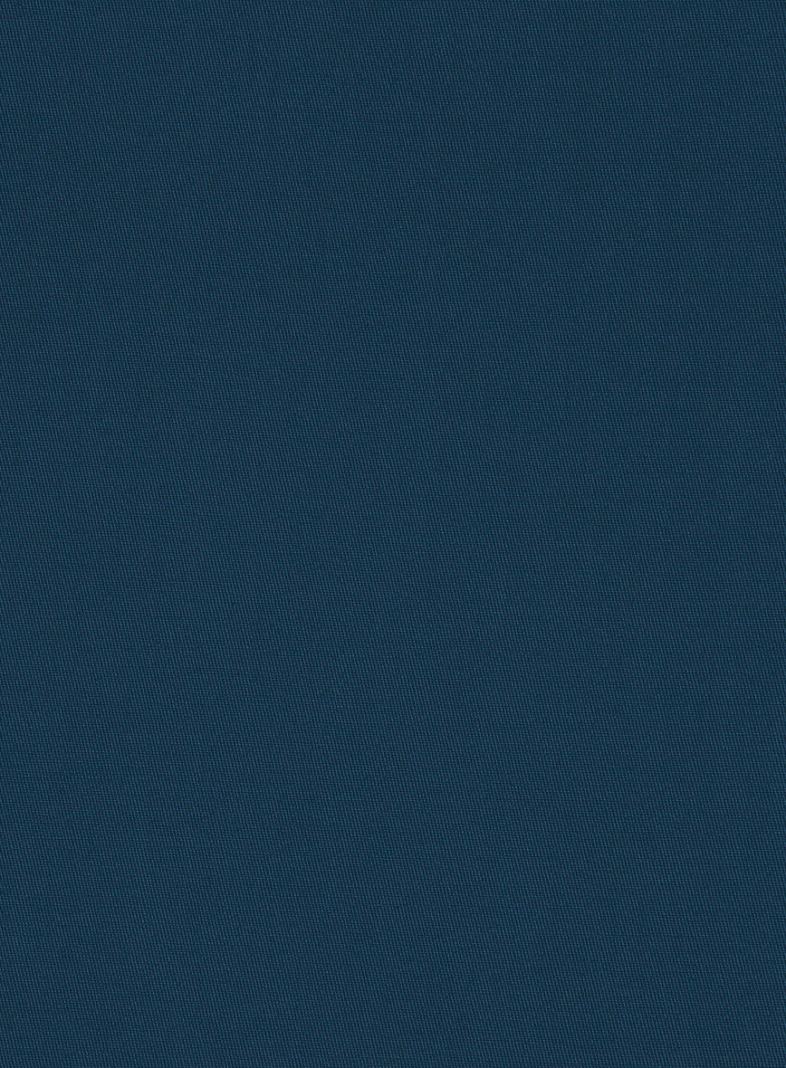 Italian Astronaut Blue Cotton Stretch Suit - Image 6
