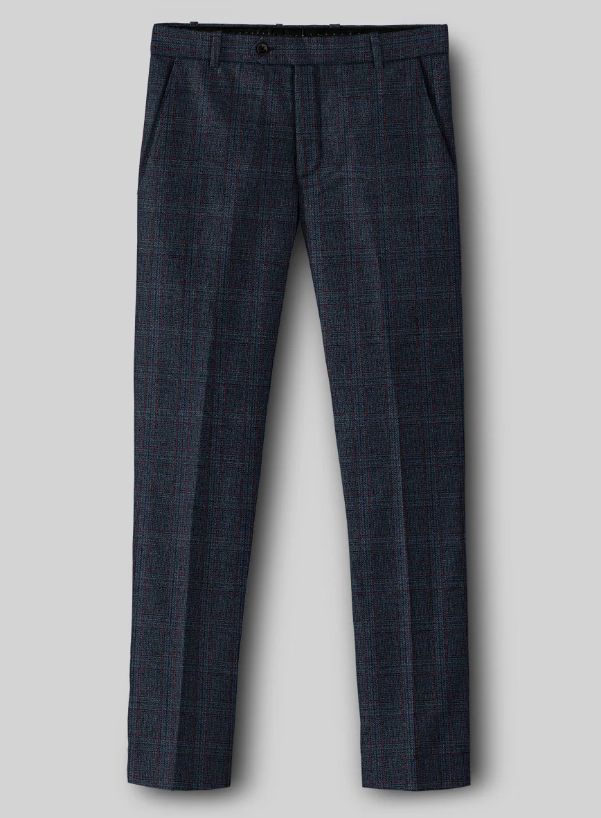 Italian Atessia Check Tweed Pants - Image 2
