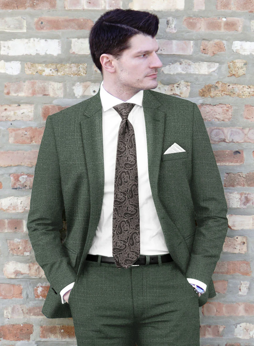 Italian Bamboo Green Jacket - Image 3
