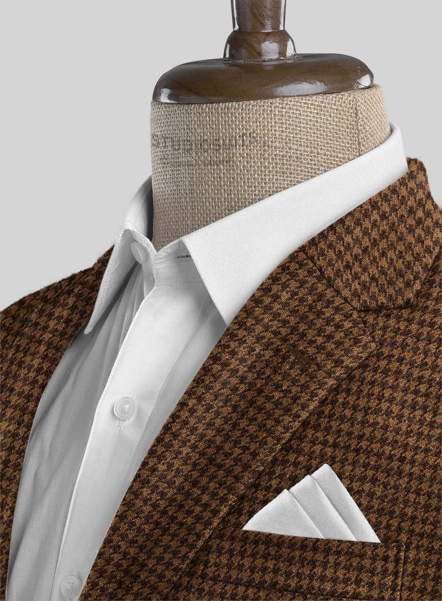 Italian Berote Houndstooth Tweed Jacket - Image 3