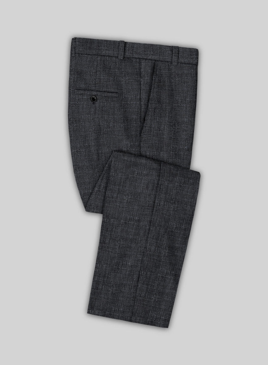 Italian Blu Linen Suit - Image 5