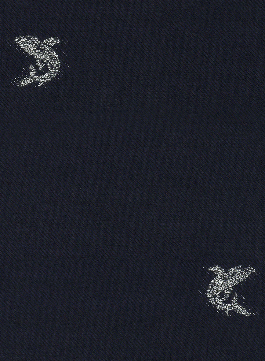 Italian Blue Fish Wool Jacket - Image 2