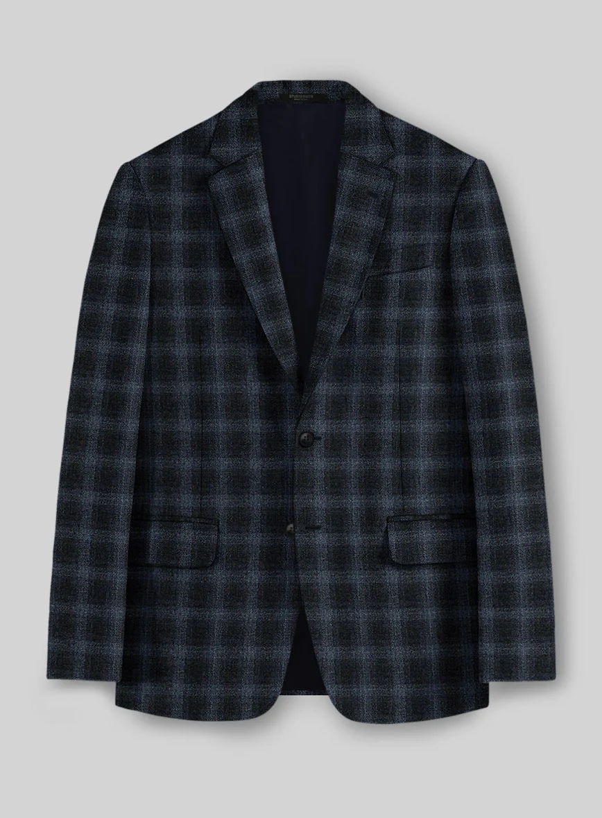 Italian Bluewood Check Tweed Suit - Image 2