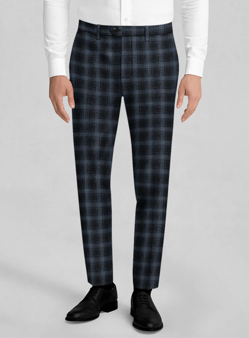 Italian Bluewood Check Tweed Suit - Image 4