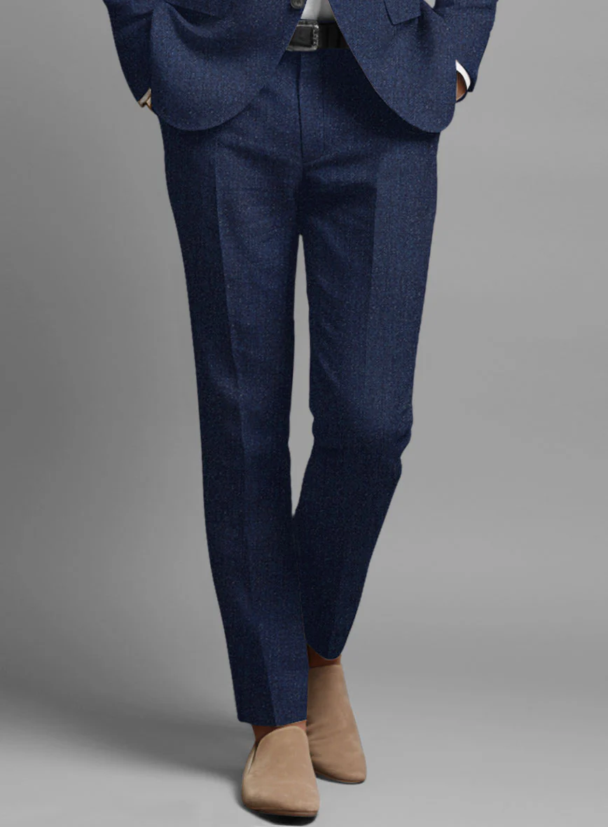 Italian Brandy Blue Linen Pants - Image 2