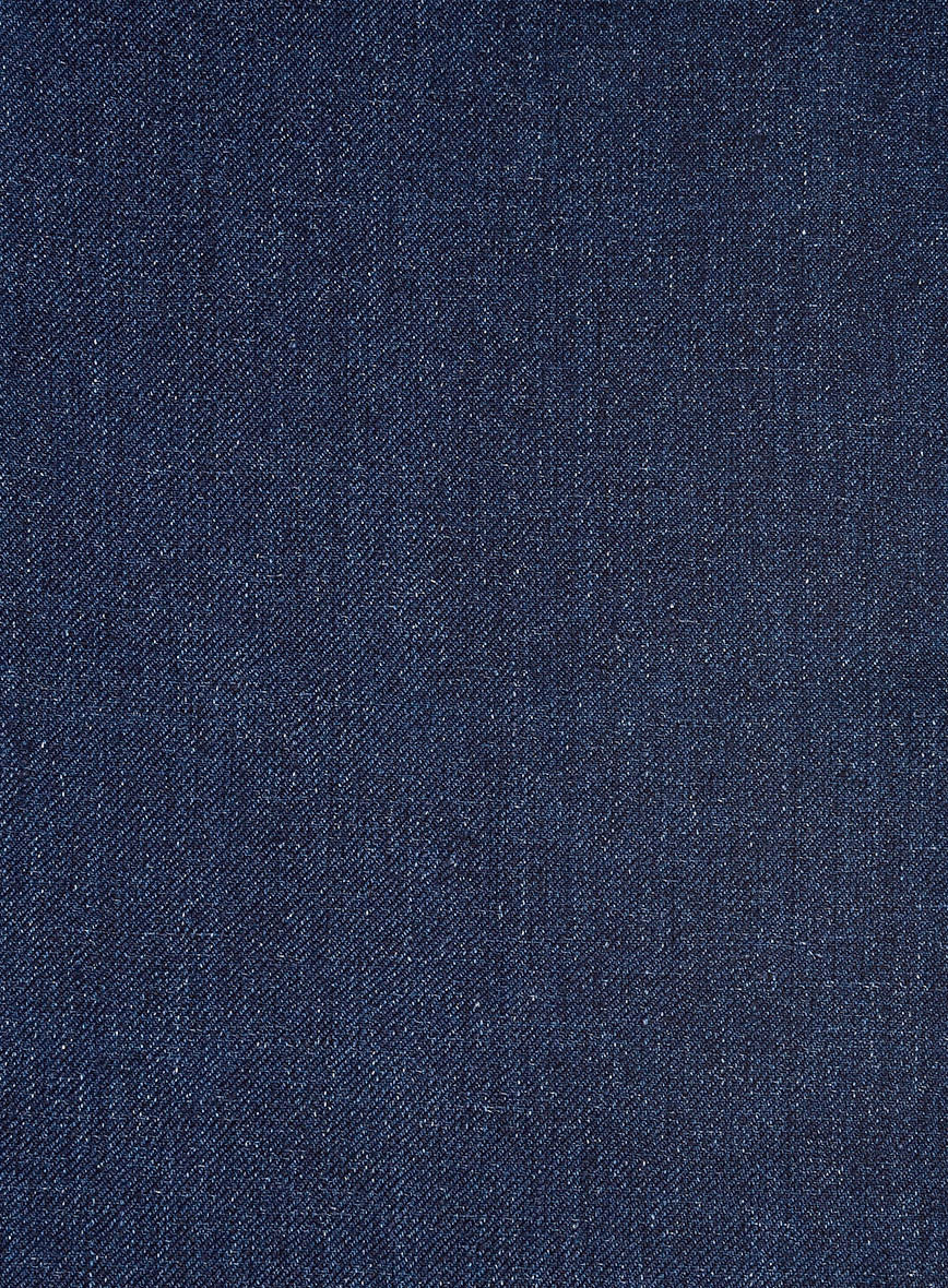 Italian Brandy Blue Linen Suit - Image 7