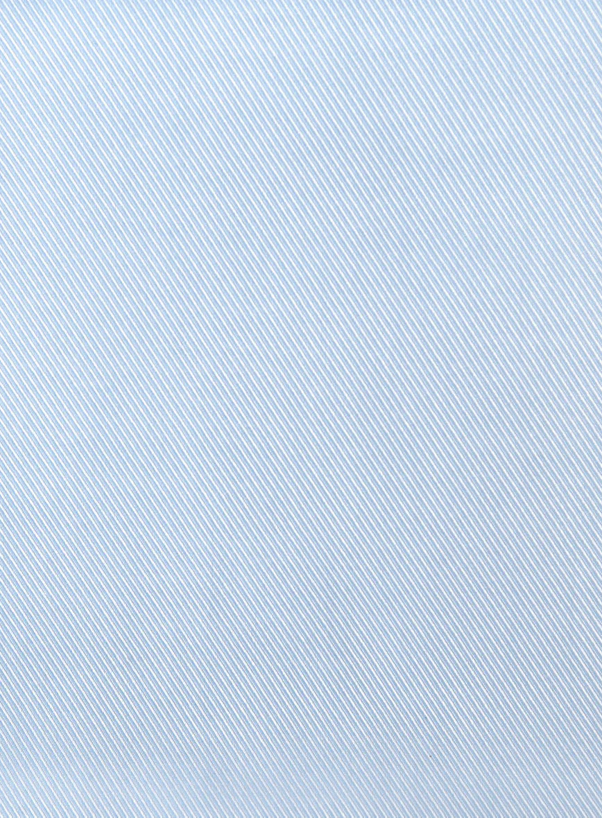 Italian Cavalry Twill Blue Shirt - Image 4