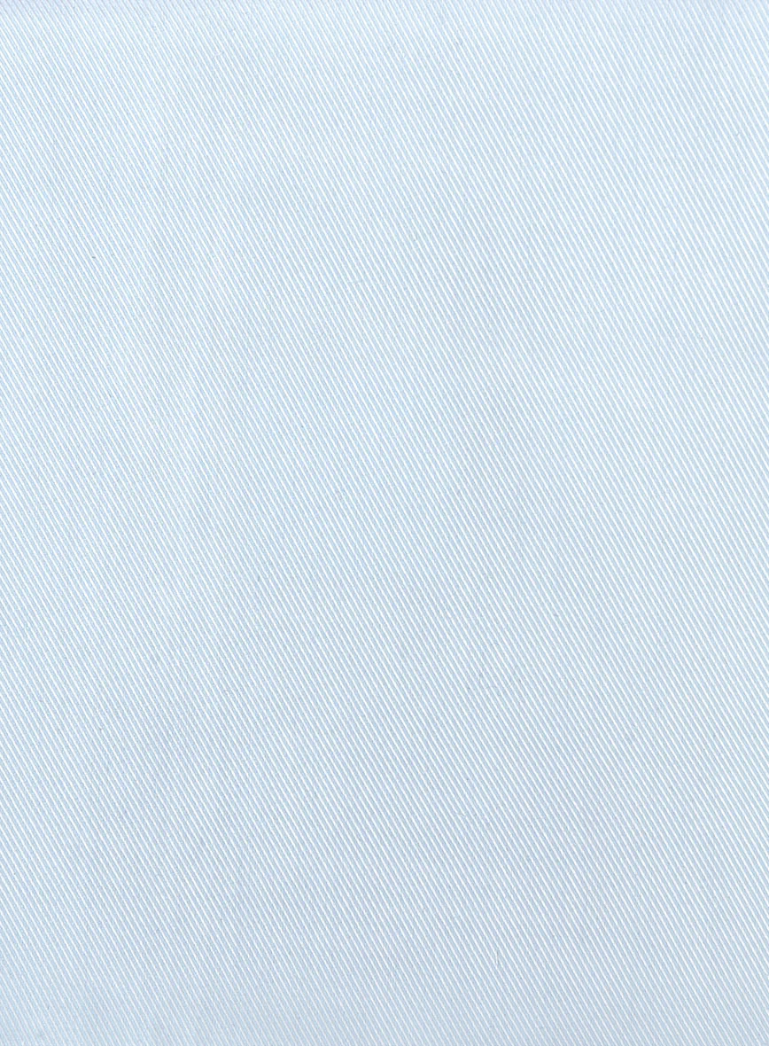 Italian Cavalry Twill Light Blue Shirt - Image 4