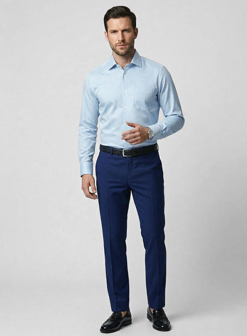 Italian Celeste Diamond Shirt - Image 4