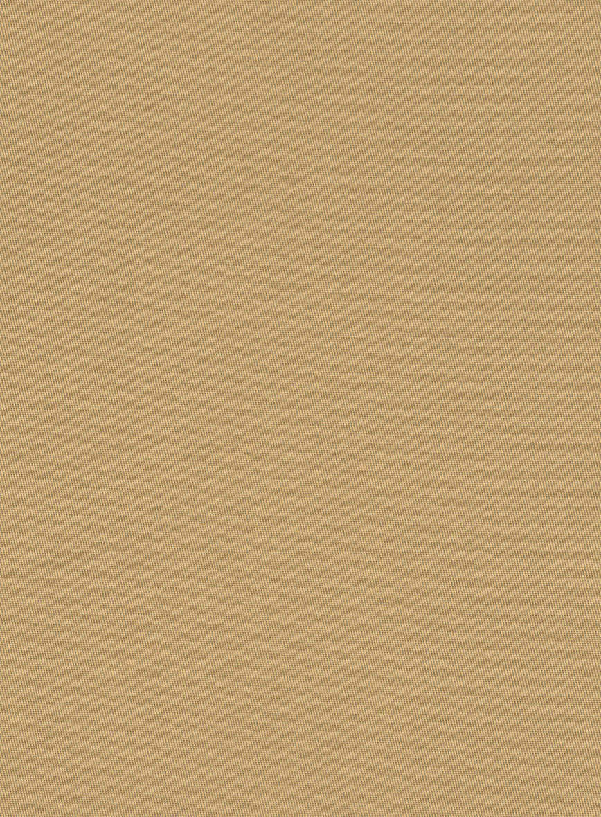 Italian Cider Brown Cotton Stretch Shorts - Image 6
