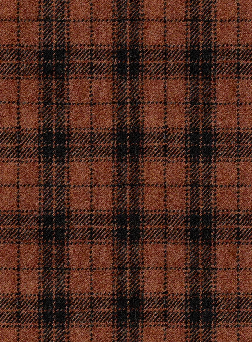 Italian Claretburn Check Tweed Jacket - Image 3