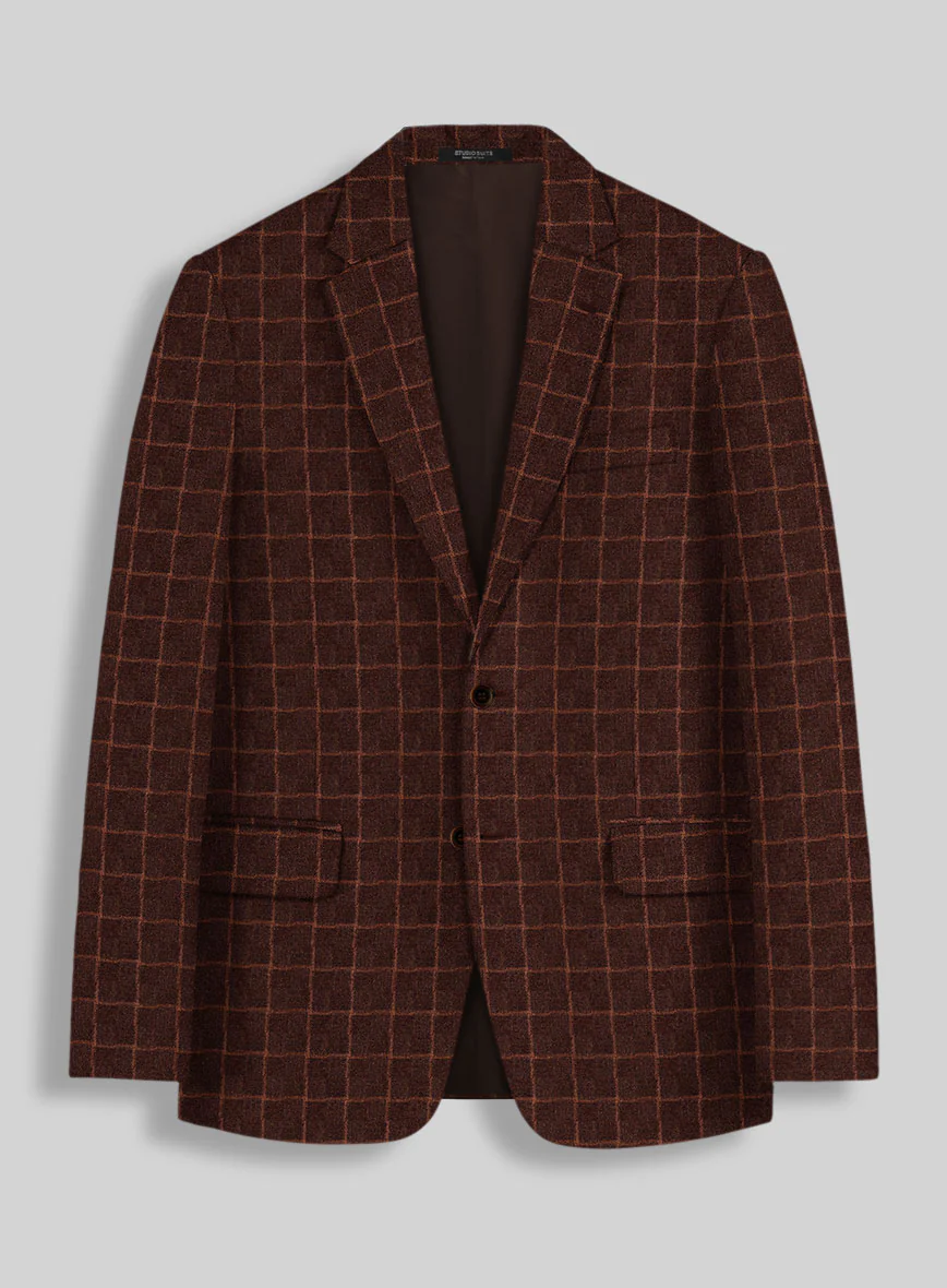 Italian Copperfield Check Tweed Suit - Image 2