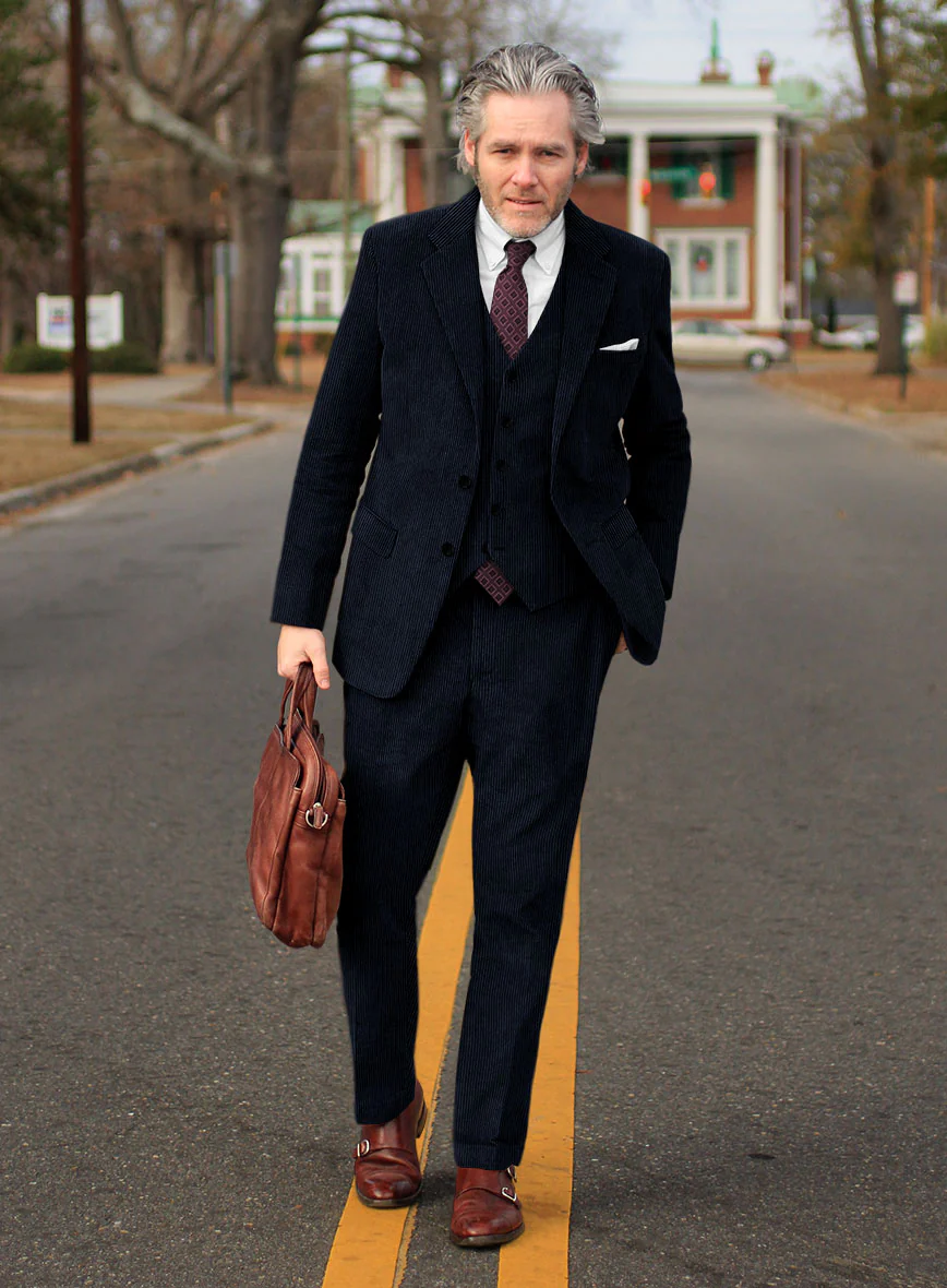 Italian Corduroy Sarea Suit - Image 2