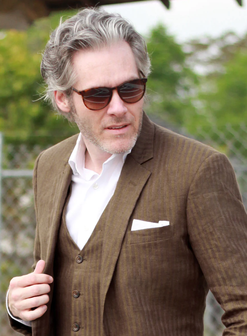 Italian Corozo Linen Jacket - Image 3