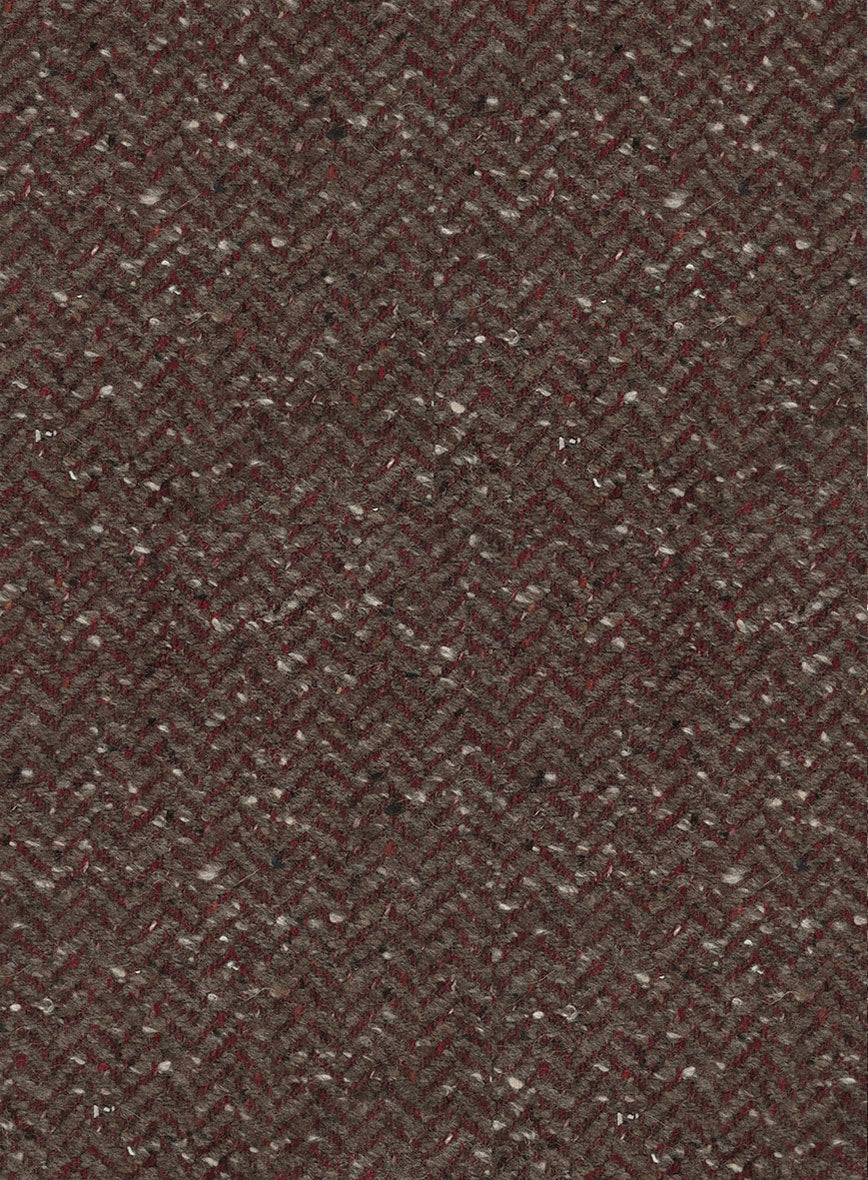 Italian Cosmic Brown Tweed Jacket - Image 3