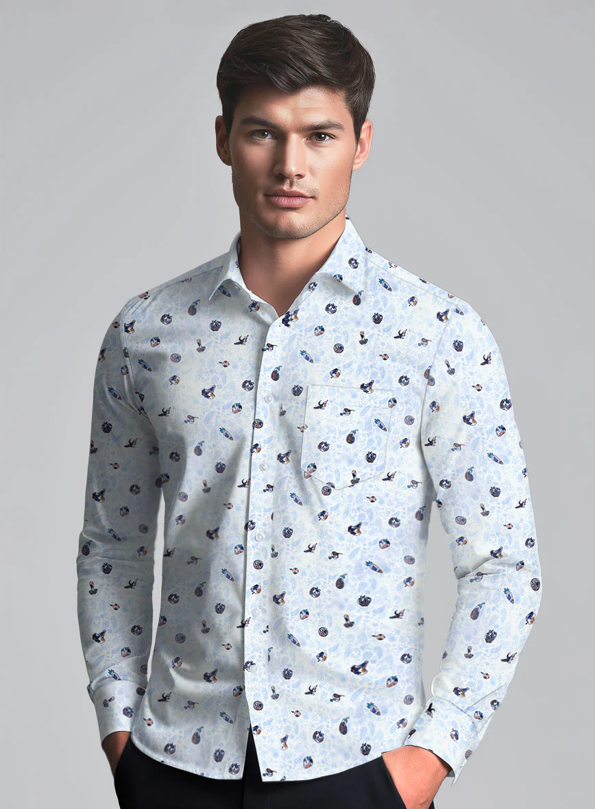 Italian Cotton Artivine Shirt - Image 2