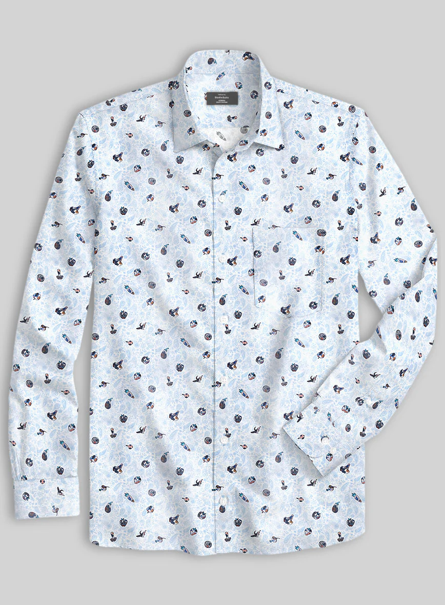 Italian Cotton Artivine Shirt - Image 3