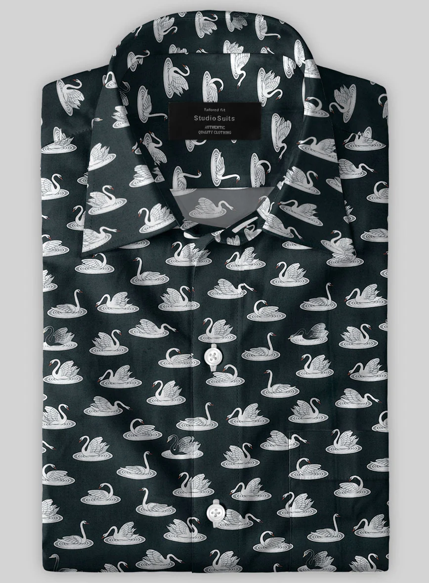 Italian Cotton Cygnus Shirt - Image 2