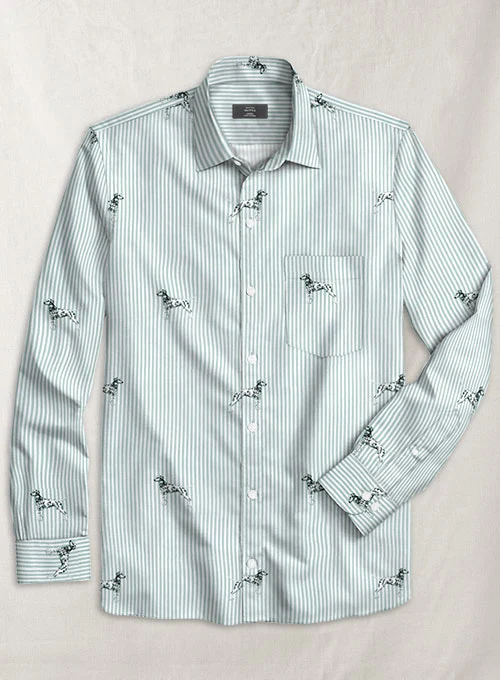 Italian Cotton Dalmatian Shirt - Image 2
