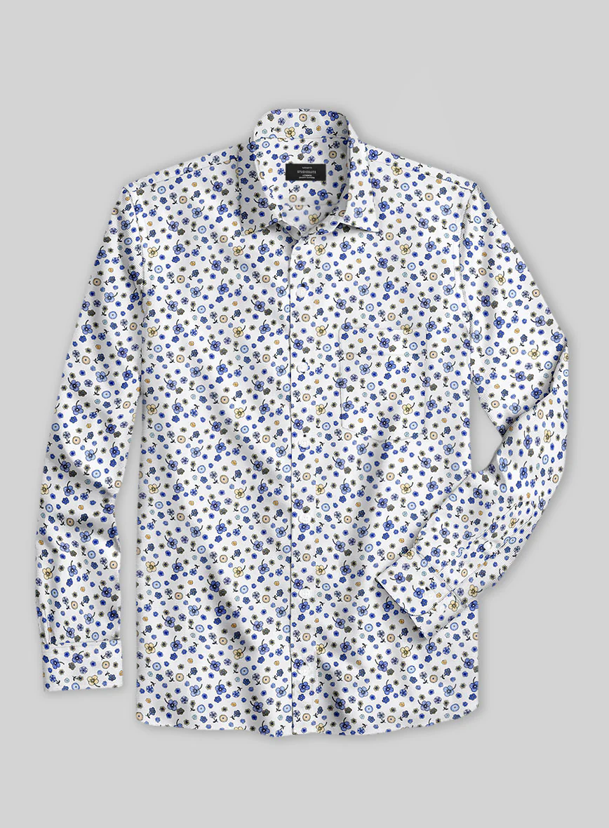 Italian Cotton Ditsy Shirt - Image 3