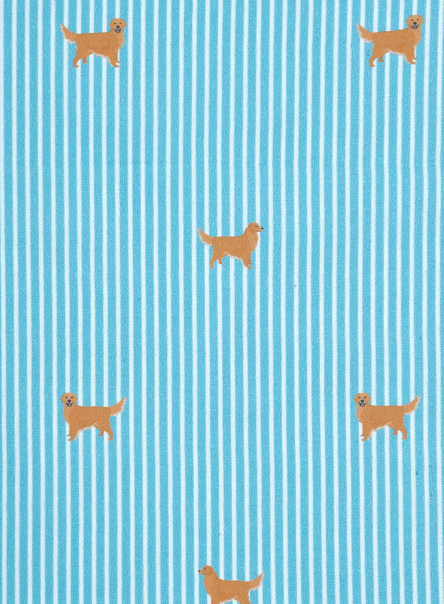 Italian Cotton Golden Retriever Shirt - Image 4